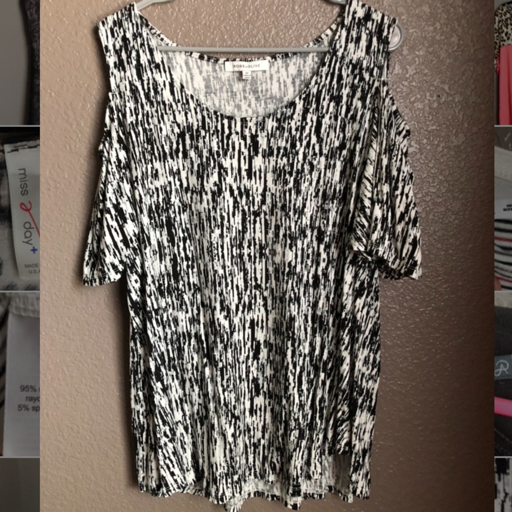 Cute cold shoulder shirt